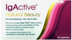 IgActive Natural Beauty Intensive Skin Hair & Nails 60caps