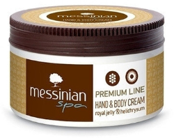 Messinian Spa Premium Line Hand & Body Cream Κρέμα Σώματος & Χεριών Βασιλικός Πολτός 250ml 300