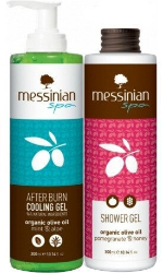 Messinian Spa Set After Burn Cooling Gel & Shower Gel 