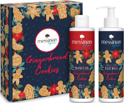 Messinian Spa Set Gingerbread Cookies 01 Αφρόλουτρο 300ml + Γαλάκτωμα Σώματος 300ml 630
