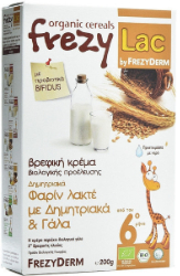 Frezylac Organic Cereals Κρέμα Βιολογική Βρεφική Κρέμα Φαρίν Λακτέ με Δημητριακά & Γάλα από τον 6ο Μήνα 200gr 350