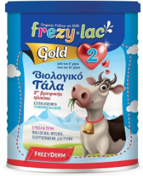 Frezylac Gold 2 Organic Milk Βιολογικό Γάλα για Βρέφη από τον 6o έως τον 12ο μήνα 400gr 550