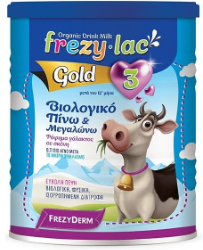 Frezylac Gold 3 Organic Milk Βιολογικό Γάλα για Βρέφη 3ης Βρεφικής Ηλικίας Μετά τον 12ο Μήνα 400gr 550