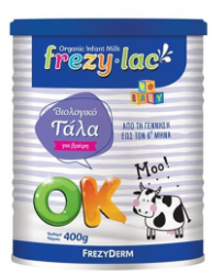Frezylac OK Βιολογικό Γάλα σε Σκόνη 0-6m 400gr 800