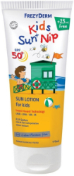 Frezyderm Kids Sun+Nip SPF50+ Παιδικό Αντηλιακό Γαλάκτωμα & Προστασία από Έντομα Παραλίας 175ml 220