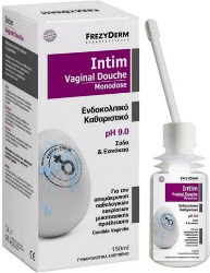 Frezyderm Intim Vaginal Douche pH 9 0 Καθαριστικό Ενδοκολπικό με Σόδα Εχινάκεια 150ml 201