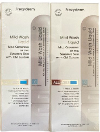 Frezyderm Mild Wash Liquid Απαλό Υγρό Καθαρισμού για Kανονικές & Eυαίσθητες Eπιδερμίδες 2x200ml 421