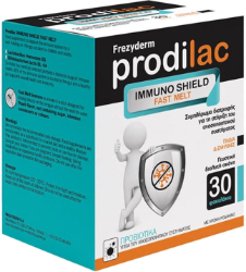 Frezyderm Prodilac Immuno Shield Fast Melt Προβιοτικό Συμπλήρωμα Διατροφής για Παιδιά & Ενήλικες 30sachets 80