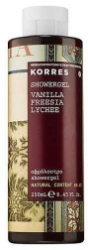 Korres ShowerGel Vanilla Fressia Lychee 250ml