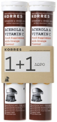Korres 1+1 Vitamins Acerola & Vitamin C 2x20eff.tabs