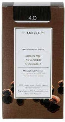 Korres Argan Oil Advanced Colorant 4.0 Βαφή Μαλλιών Καστανό 50ml 206