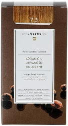 Korres Argan Oil Advanced Colorant 7.3 Βαφή Μαλλιών Ξανθό Χρυσό Μελί 50ml 207