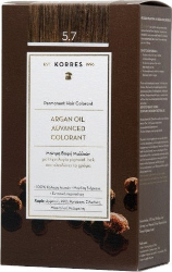 Korres Argan Oil Advanced Colorant 5.7 Βαφή Μαλλιών Σοκολατί 50ml 204