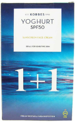 Korres 1+1 Sunscreen Face Cream Yoghurt SPF50 2x50ml