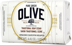 Korres Cedar Pure Greek Olive Tradional Soap 125gr