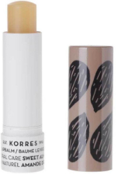 Korres Lip Balm Natural Care Sweet Almond Στικ Εντατικής Θρέψης Χειλιών με Χρώμα 5ml 14