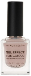 Korres Gel Effect Nail Colour No31 Sandy Nude 11ml