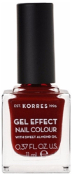 Korres Gel Effect Nail Colour Νo59 Wine Red Βερνίκι Νυχιών Μακράς Διαρκείας 11ml 56