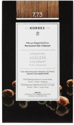 Korres Argan Oil Ageless Colorant Νο7.73 Βαφή Μαλλιών Χρυσή Μόκα 50ml 230