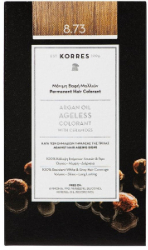 Korres Argan Oil Ageless Colorant Νο8.73 Βαφή Μαλλιών Χρυσή Καραμέλα 50ml 230