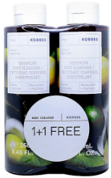 Korres 1+1 Renewing Body Cleanser Citrus 2x250ml
