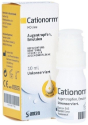 Cationorm Eye Drops Οφθαλμικές Σταγόνες για τη Ξηροφθαλμία 10ml 25