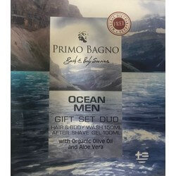 Primo Bagno Ocean Men with Organic Olive Oil & Aloe Vera Duo