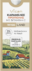 Vican Wise Land Propolis Pastilles with Vitamin C 10τμχ