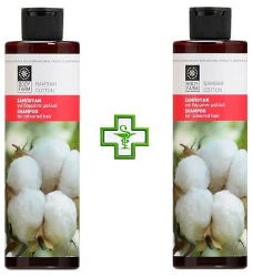 Bodyfarm Cotton Shampoo for Coloured Hair 2x250ml