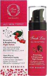 Fresh Line Red Berries Renewing+Brightening Night Serum 30ml