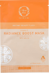 Fresh Line Instant Beauty Flash Radiance Boost Υφασμάτινη Μάσκα Για Λαμπερή Επιδερμίδα 1τμχ 15