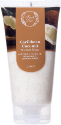 Fresh Line Caribbean Cococnut Shower Scrub Αφρόλουτρο και Scrub σώματος 2 σε 1 150ml 188