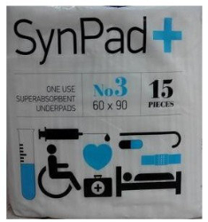 Syndesmos SynPad+ 1Use Superabsorbent Underpads 60x90 15τμχ