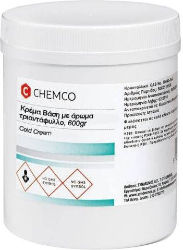 Chemco Cold Cream Κρέμα Βάση με Άρωμα Τριαντάφυλλο 600gr