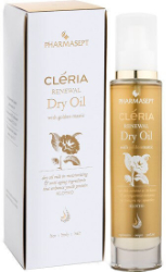 Pharmasept Cleria Renewal Dry Oil with Golden Mastic Ξηρό Ενυδατικό Λάδι για Πρόσωπο Σώμα Μαλλιά 100ml 299