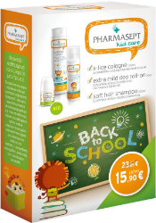 Pharmasept Kid Set Back to School Cologne+Deo Rollon+Shampoo