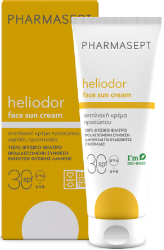 Pharmasept Heliodor Face Sun Cream SPF30 Αντηλιακή Κρέμα Υψηλής Αντηλιακής Προστασίας Προσώπου & Ντεκολτέ 50ml 99