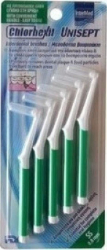 Intermed Chlorhexil Interdental Brushes SS 0.8mm Μεσοδόντια Βουρτσάκια Πράσινα 5τμχ 30