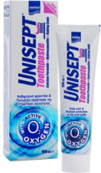 Intermed Unisept Toothpaste with Active Oxygen Οδοντόκρεμα Καθημερινής Προστασίας με Ενεργό Οξυγόνο 100ml 163