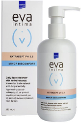 Intermed Eva Intima Extrasept pH 3.5 Minor Discomfort Υγρό Καθημερινού Καθαρισμού Ευαίσθητης Περιοχής 250ml 300