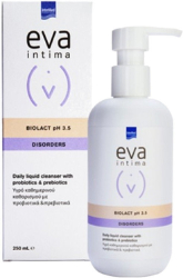 Intermed Eva Intima Biolact pH 3.5 Disorders Υγρό Καθημερινού Καθαρισμού με Προβιοτικά και Πρεβιοτικά 250ml 300