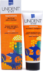 Intermed Unident Kids Toothpaste 1000ppm Bubble 2y+ Παιδική Οδοντόκρεμα Με Φθόριο 50ml 99