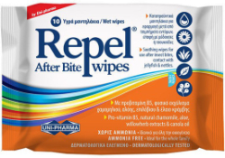 UniPharma Repel After Bite Wipes 10τμχ