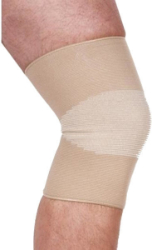 Adco Elastic Knee Support 05200 Small Beige 1ζεύγος