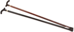Adco Wooden Cane Men's Handle T 06100 Brown 1τμχ