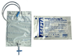 Asepta Urine Bag 2lt t-valve Outlet Sterile 1τμχ