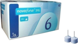 Novofine 31G 0.25 x 6mm Αποστειρωμένες Βελόνες 100τμχ