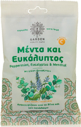 Garden Mint & Eucalyptus Drops Καραμέλες για το Λαιμό Μέντα & Ευκάλυπτος 60gr	 70