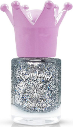 Garden Fairyland Nail Polish Glitter Silver Jiny 1,Παιδικό Βερνίκι Νυχιών με Άρωμα Φράουλα, 7.5ml 12