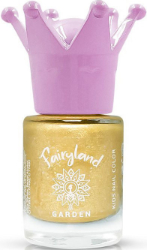Garden Fairyland Nail Polish Glitter Gold Jiny 4, Παιδικό Βερνίκι Νυχιών με Άρωμα Φράουλα, 7.5ml 12